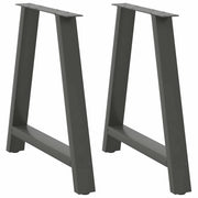 Noge za blagovaonski stol A-oblika 2 kom antracit 80 x (72-73) cm čelik