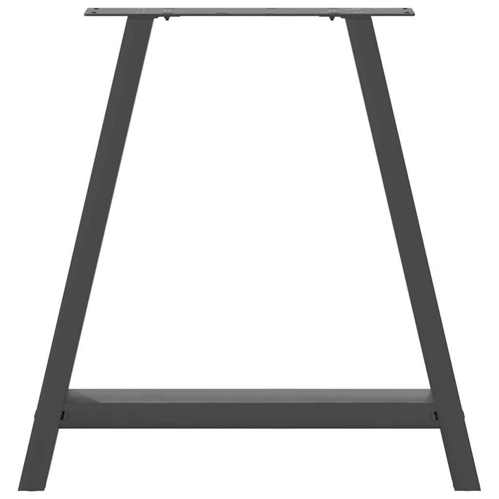 Noge za blagovaonski stol A-oblika 2 kom antracit 80 x (72-73) cm čelik