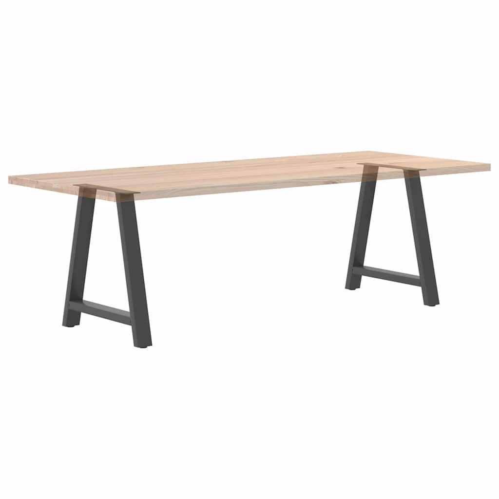 Noge za blagovaonski stol A-oblika 2 kom antracit 80 x (72-73) cm čelik