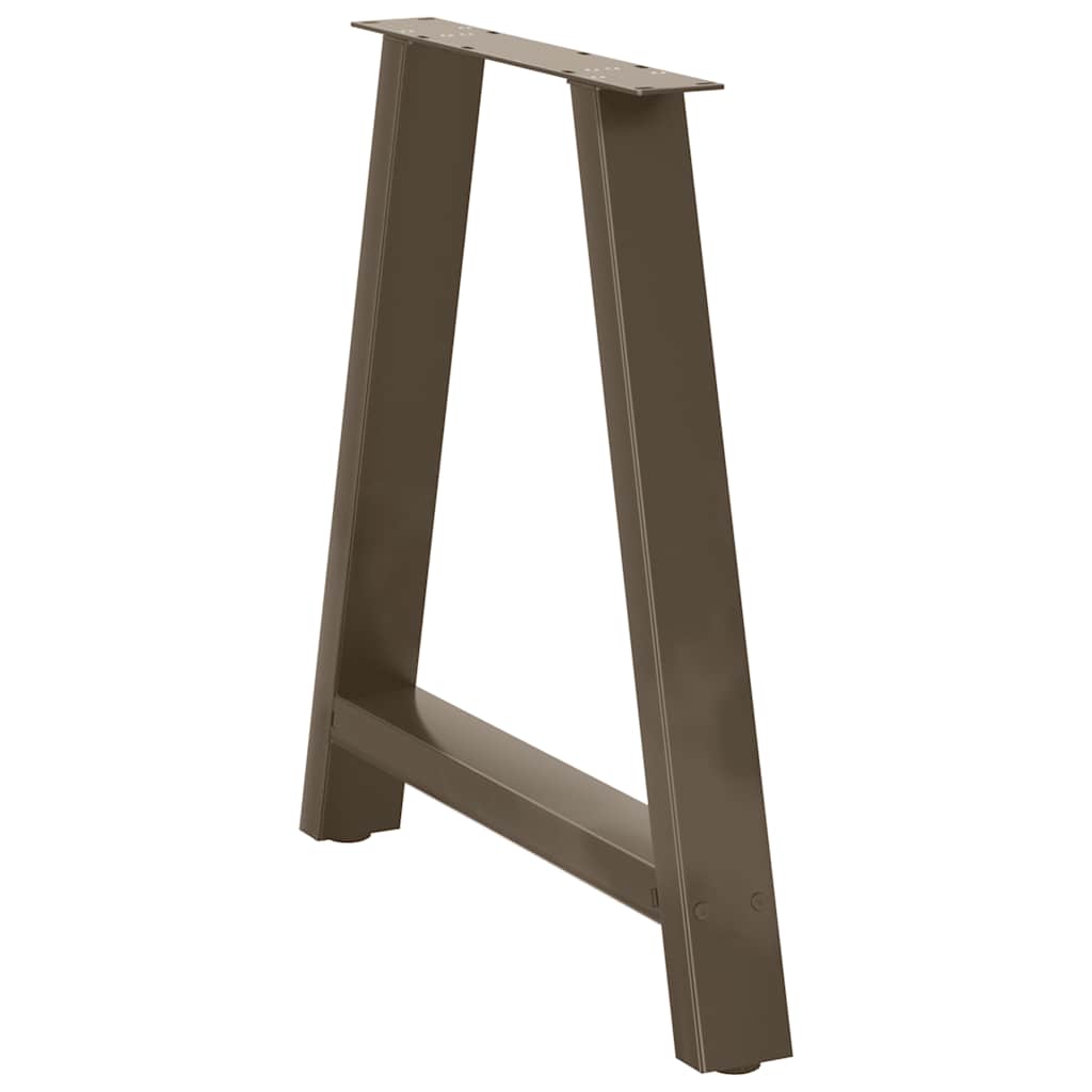 Noge za blagovaonski stol A-oblika 2 kom 80 x (72-73) cm Čelik