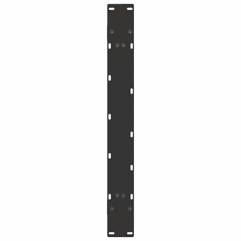 Noge za blagovaonski stol A-oblika 2 kom Crne 90 x (72-73) cm Čelik