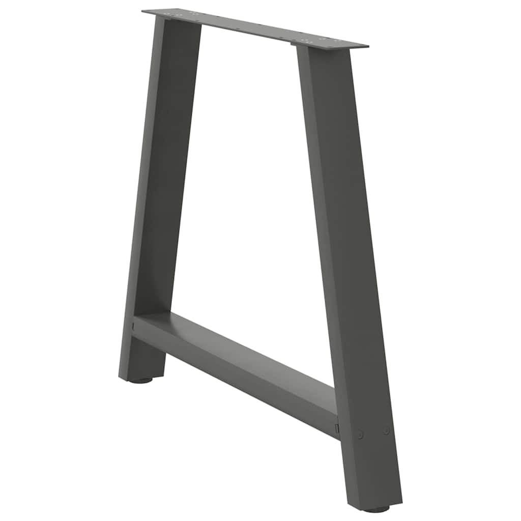 Noge za blagovaonski stol A-oblika 2 kom antracit 90 x (72-73) cm čelik