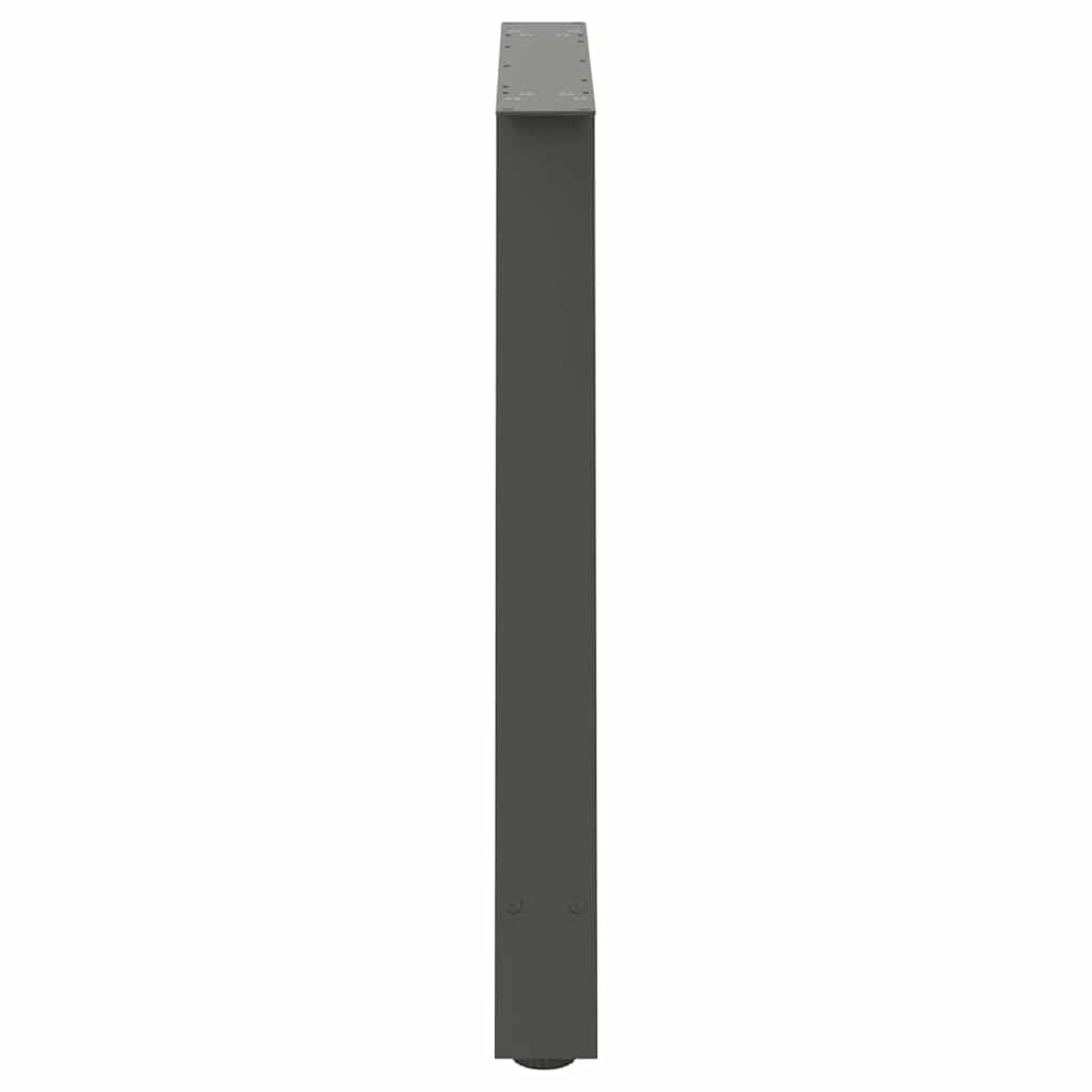 Noge za blagovaonski stol A-oblika 2 kom antracit 90 x (72-73) cm čelik
