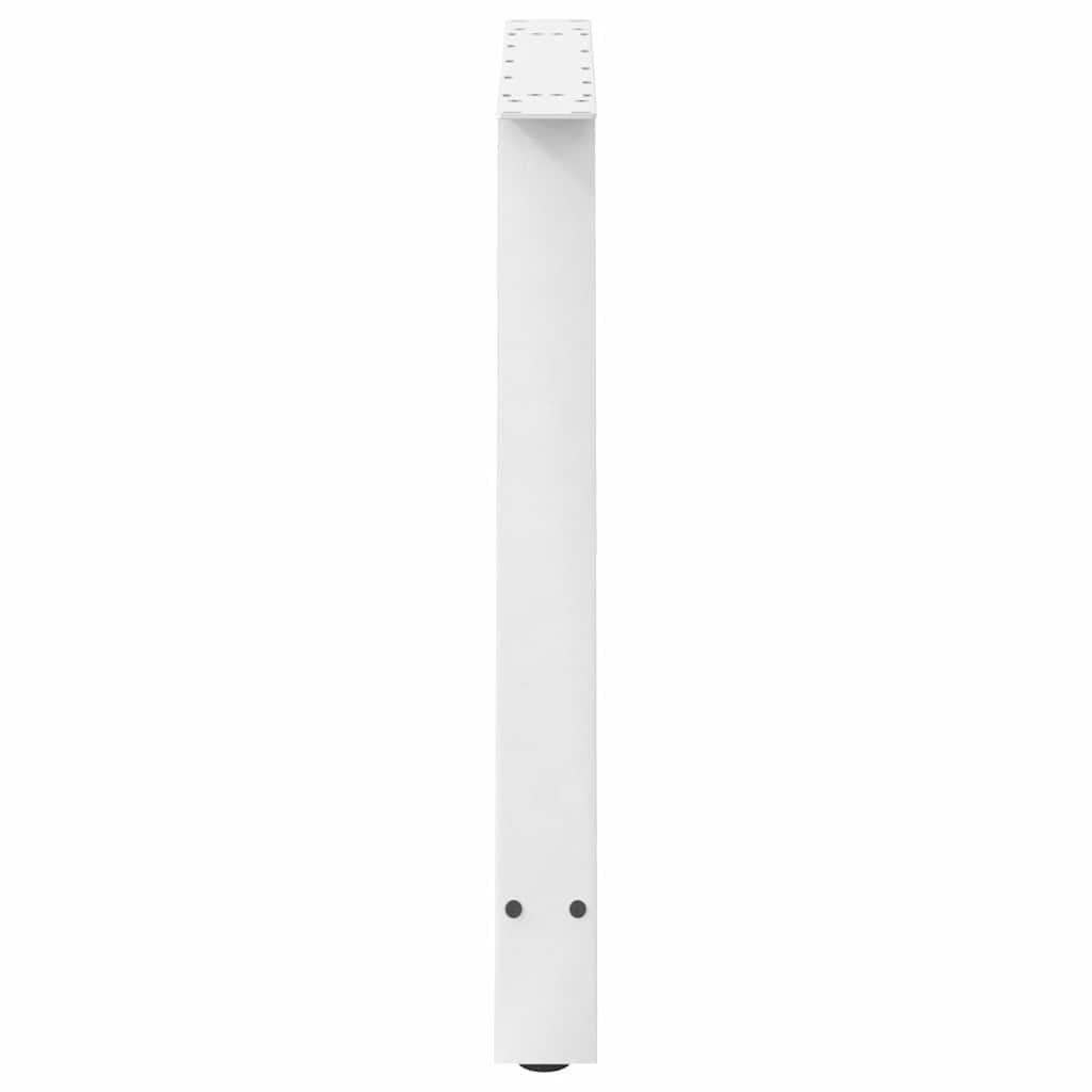 Noge za blagovaonski stol A-oblika 2 kom Bijele 100 x (72-73) cm Čelik