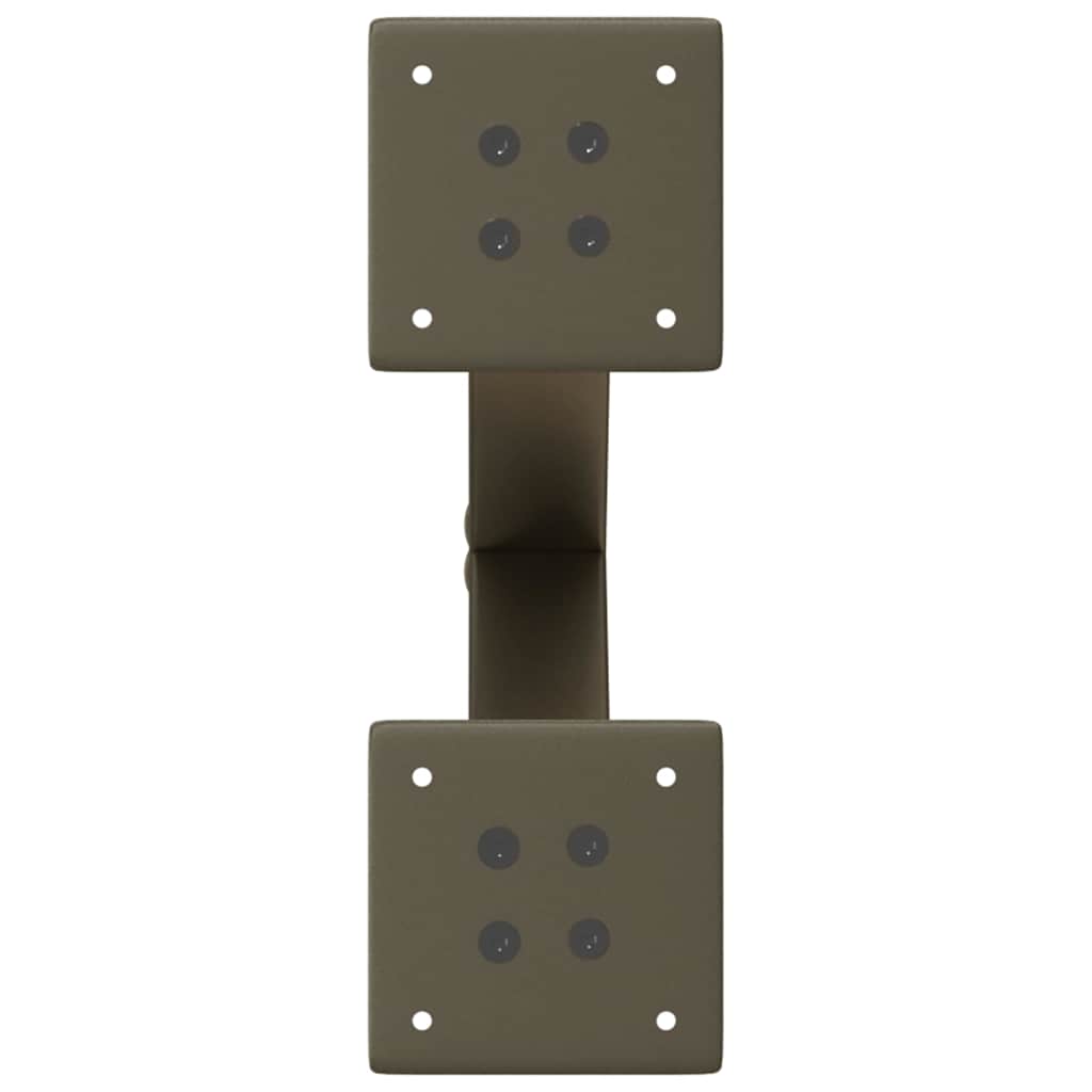 Noge za klub stolić u obliku slova X, 2 kom, prirodni čelik, 30 x (30-31) cm, čelik