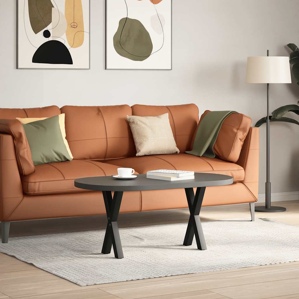Noge za klub stolić u obliku slova X, 2 kom, crne, 28 x (42-43) cm, čelik