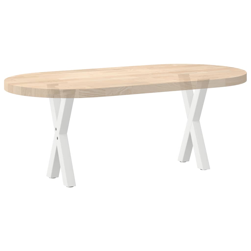 Noge za klub stolić u obliku slova X, 2 kom, bijele, 28 x (42-43) cm, čelik