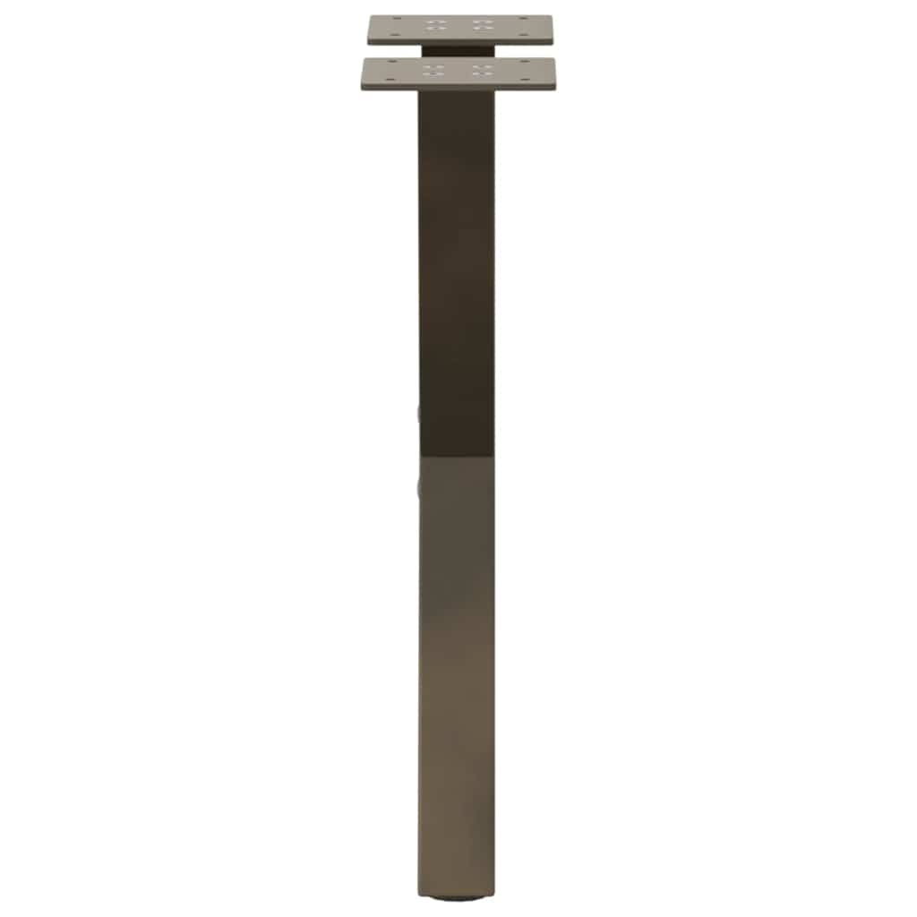 Noge za klub stolić X-oblik 2 kom Prirodni čelik 28 x (42-43) cm Čelik