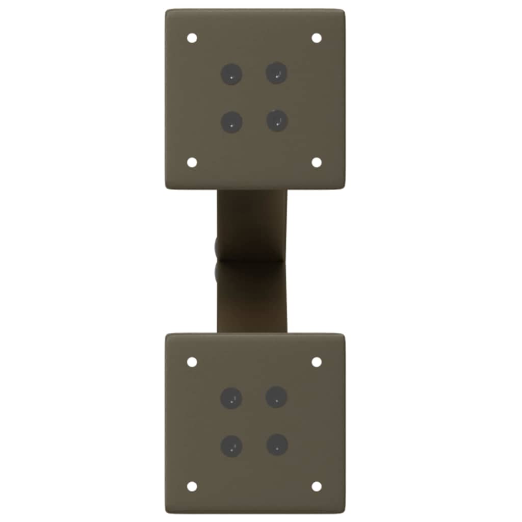 Noge za klub stolić X-oblik 2 kom Prirodni čelik 28 x (42-43) cm Čelik