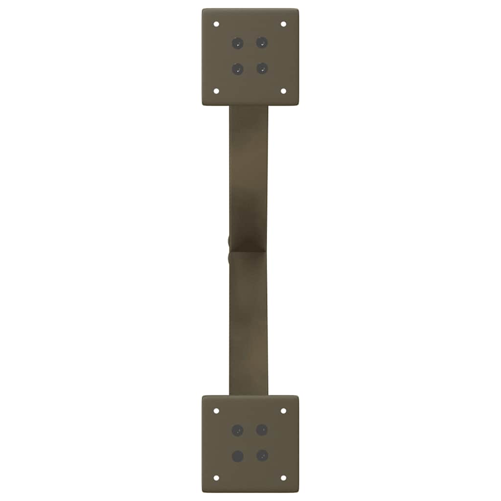 Noge za klub stolić u obliku slova X, 2 kom, prirodni čelik, 50 x (42-43) cm, čelik