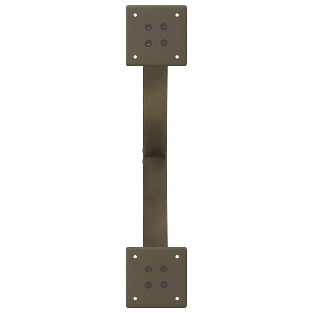 Noge za klub stolić u obliku slova X, 2 kom, prirodni čelik, 60 x (42-43) cm, čelik
