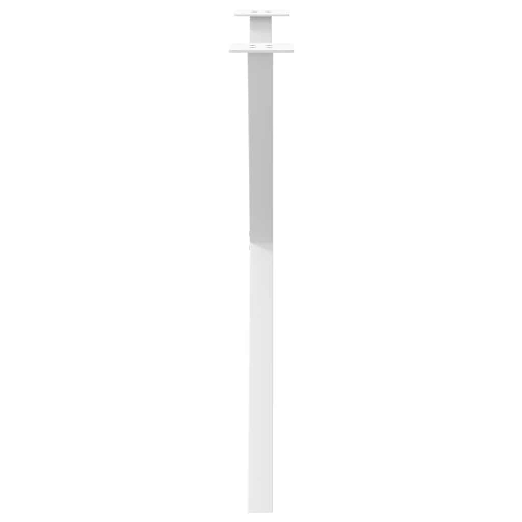 Noge za blagovaonski stol u obliku slova X, 2 kom, bijele, 80 x (72-73) cm, čelik