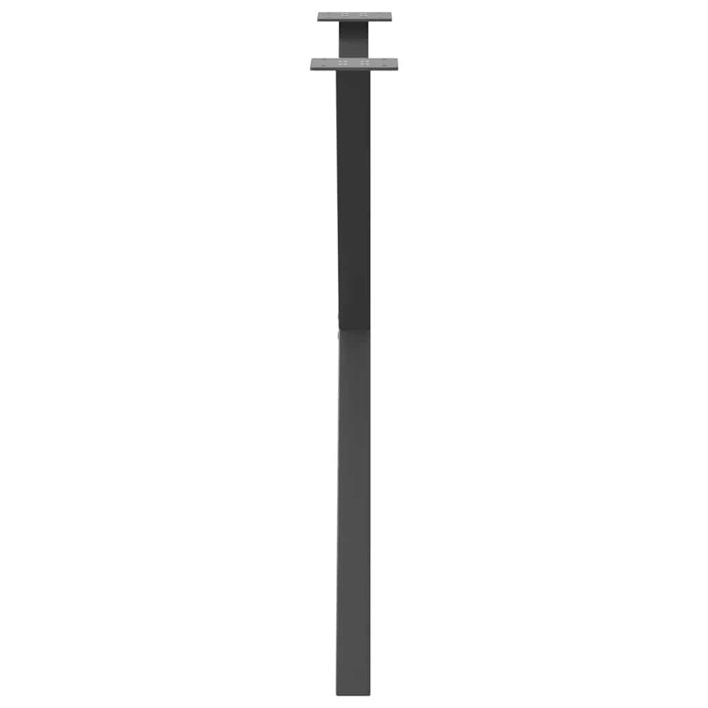 Noge za blagovaonski stol u obliku slova X, 2 kom, antracit, 80 x (72-73) cm, čelik