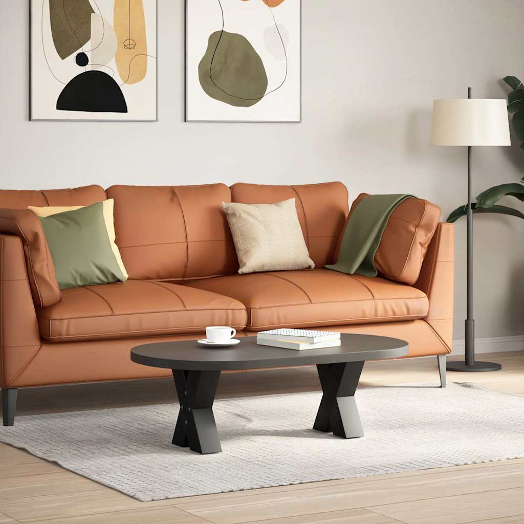 Noge za klub stolić u obliku slova X, 2 kom, crne, 30 x (30-31) cm, čelik