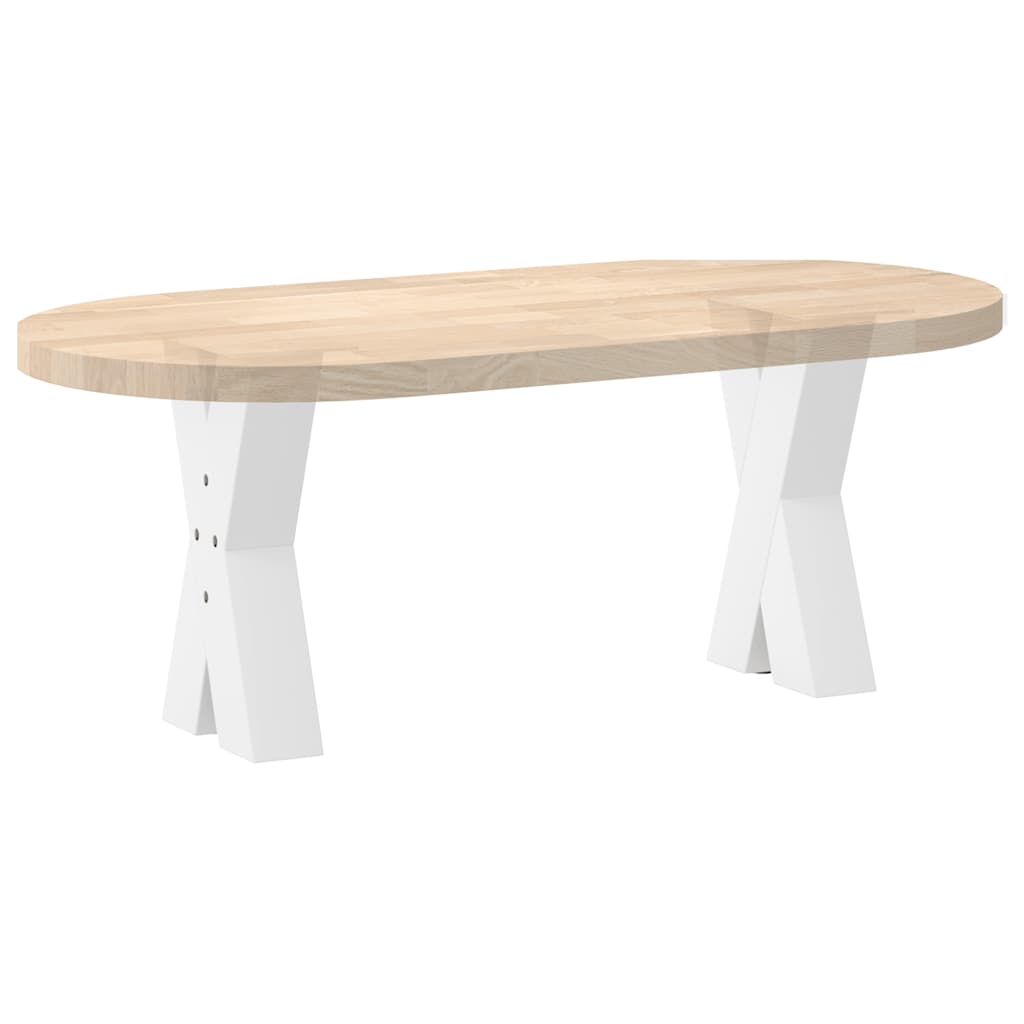 Noge za klub stolić u obliku slova X, 2 kom, bijele, 28 x (42-43) cm, čelik