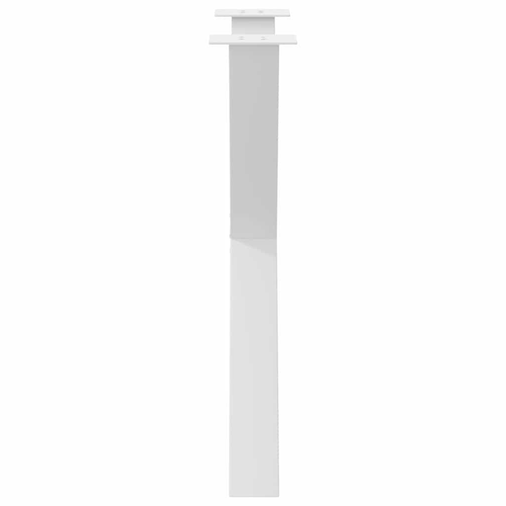 Noge za blagovaonski stol u obliku slova X, 3 kom, bijele, 70 x (72-73) cm, čelik