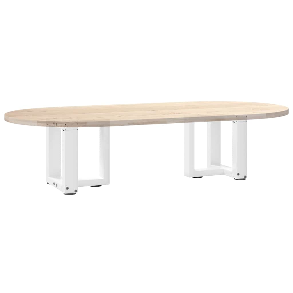 Noge za klub stolić T-oblika 2 kom Bijele 30x25x(30-31) cm Čelik