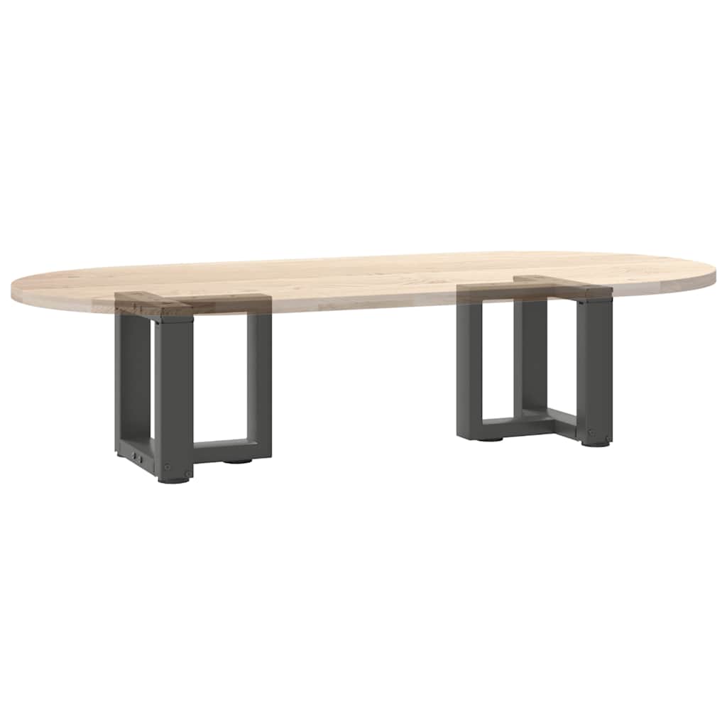 Noge za klub stolić T-oblika 2 kom antracit 30x25x(30-31) cm čelik