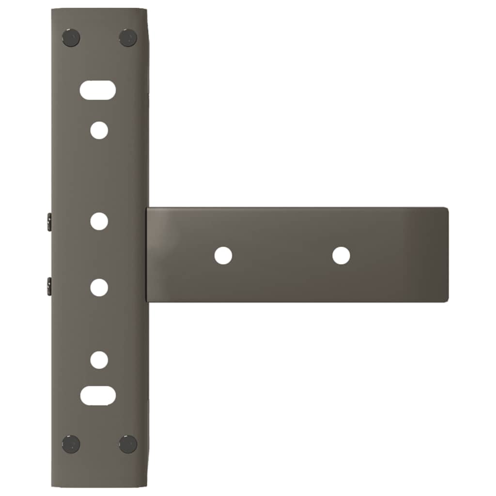 Noge za klub stolić T-oblika 2 kom Crne 30x25x(30-31) cm Čelik