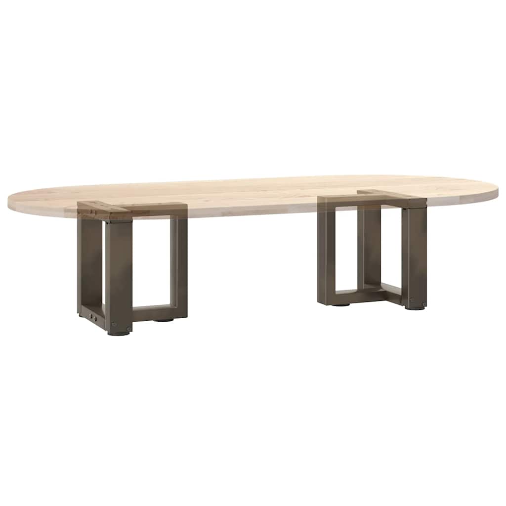 Noge za klub stolić T-oblika 2 kom Crne 30x25x(30-31) cm Čelik