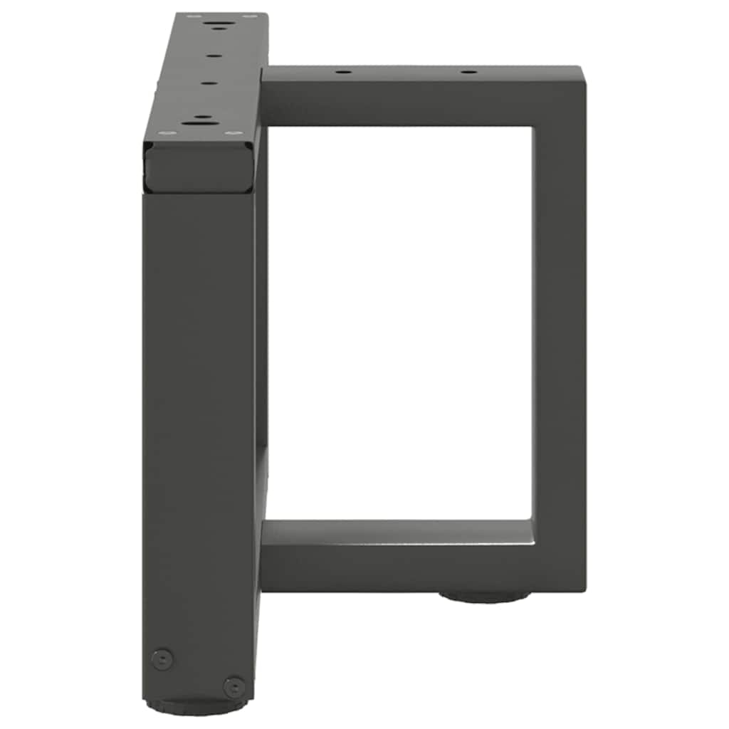Noge za klub stolić T-oblika 2 kom antracit 50x25x(30-31) cm čelik
