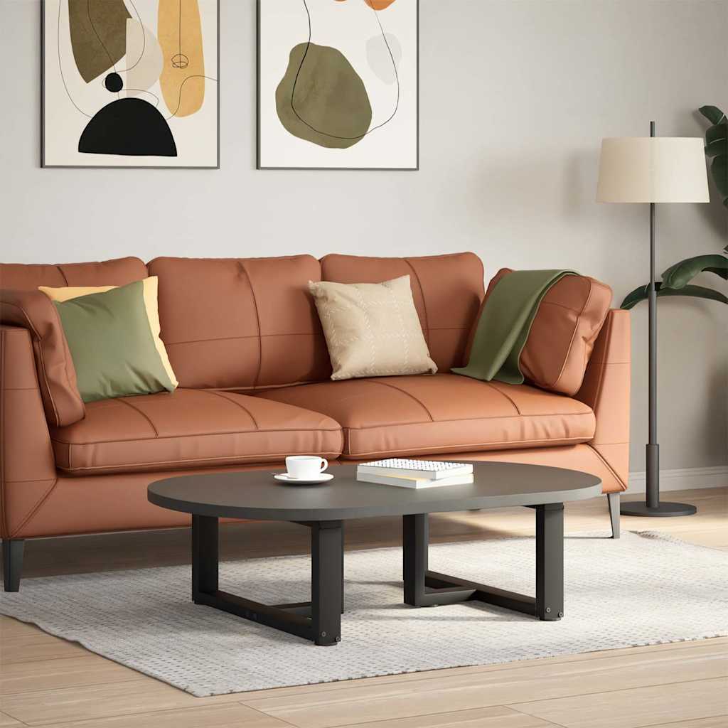 Noge za klub stolić T-oblika 2 kom Crne 70x25x(30-31) cm Čelik