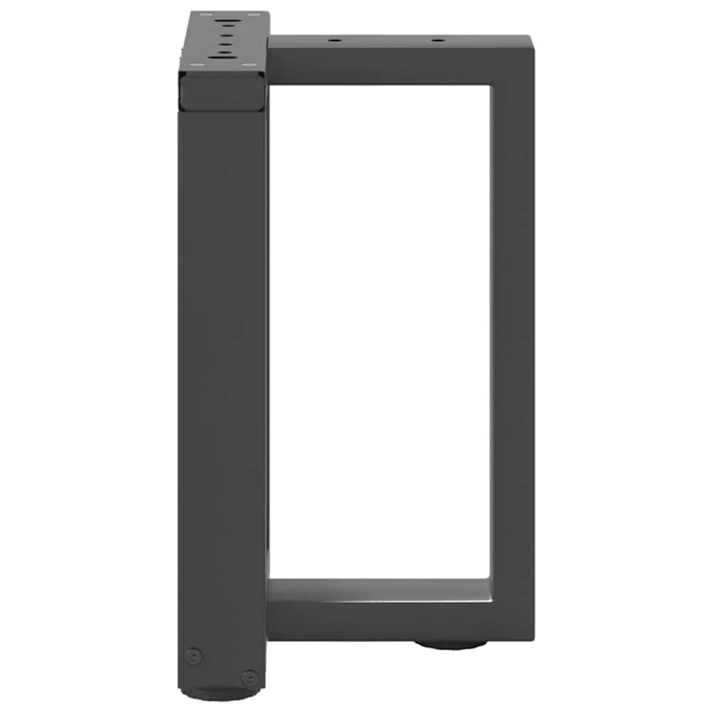 Noge za klub stolić T-oblika 2 kom antracit 28x25x(42-43) cm čelik
