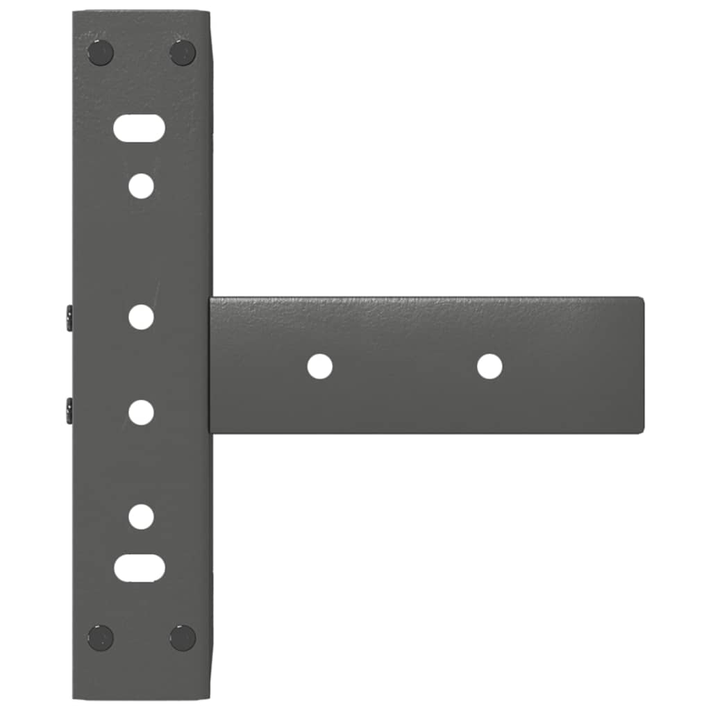 Noge za klub stolić T-oblika 2 kom antracit 28x25x(42-43) cm čelik