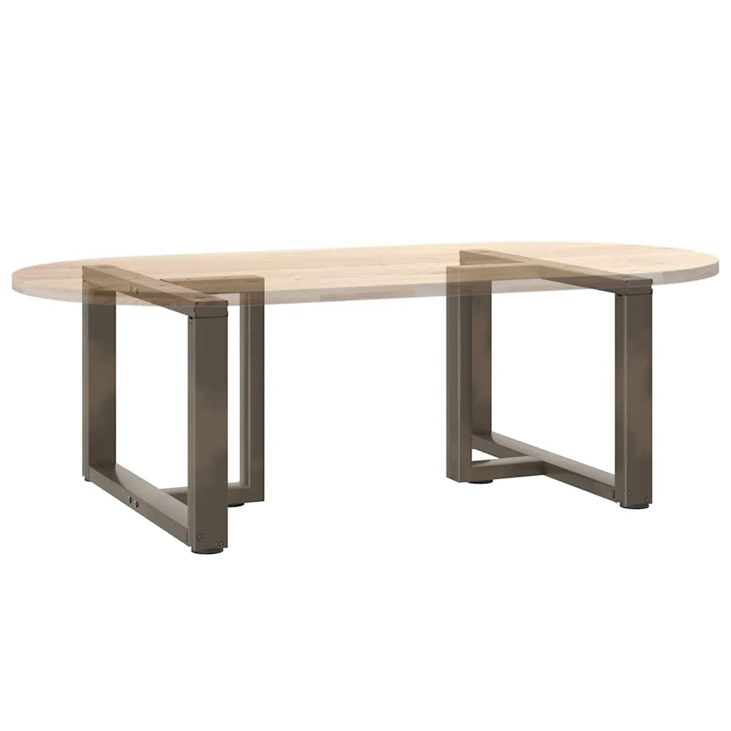 Noge za klub stolić T-oblika 2 kom Crne 60x25x(42-43) cm Čelik