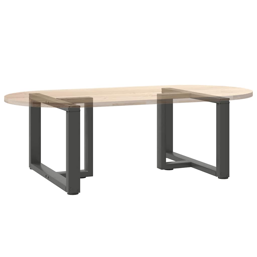 Noge za klub stolić T-oblika 2 kom antracit 70x25x(42-43) cm čelik