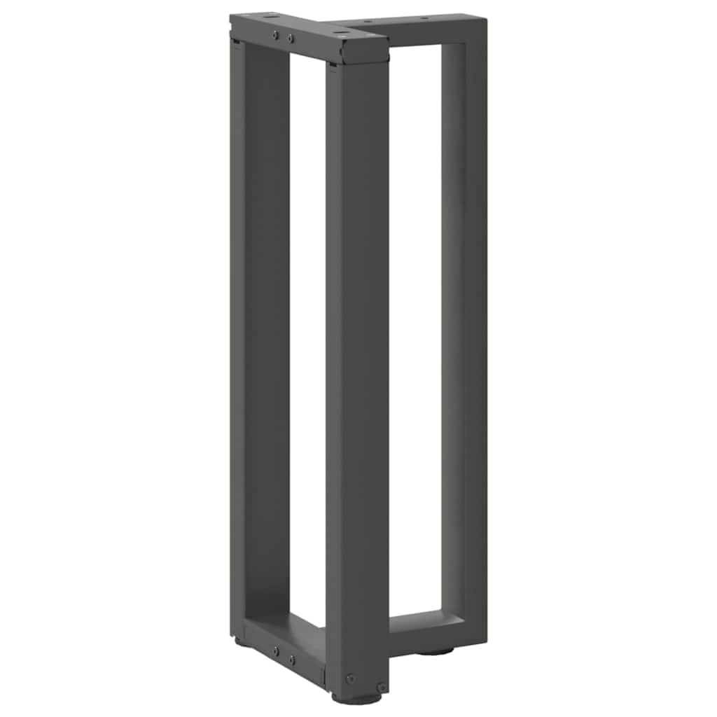 Noge za konzolni stol T-oblika 2 kom antracit 25x28x(72-73) cm čelik