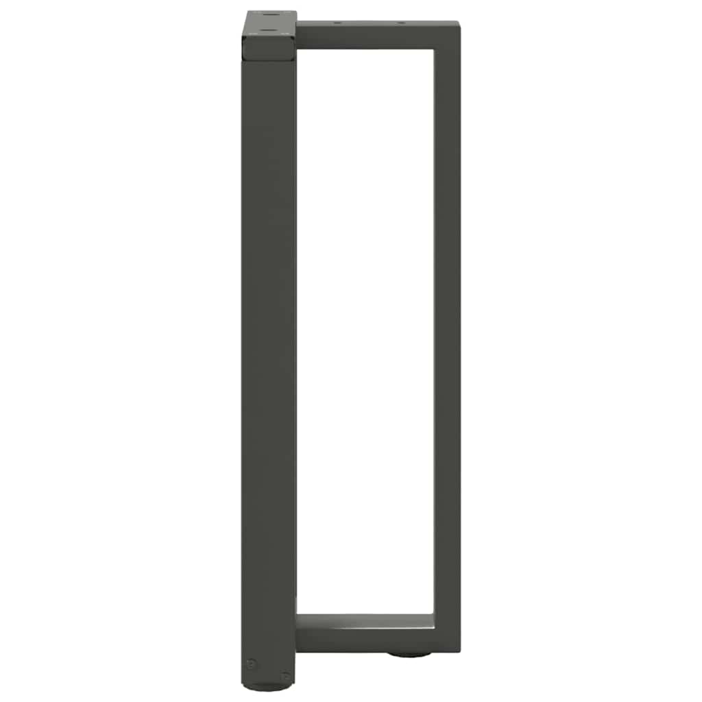 Noge za konzolni stol T-oblika 2 kom antracit 25x28x(72-73) cm čelik