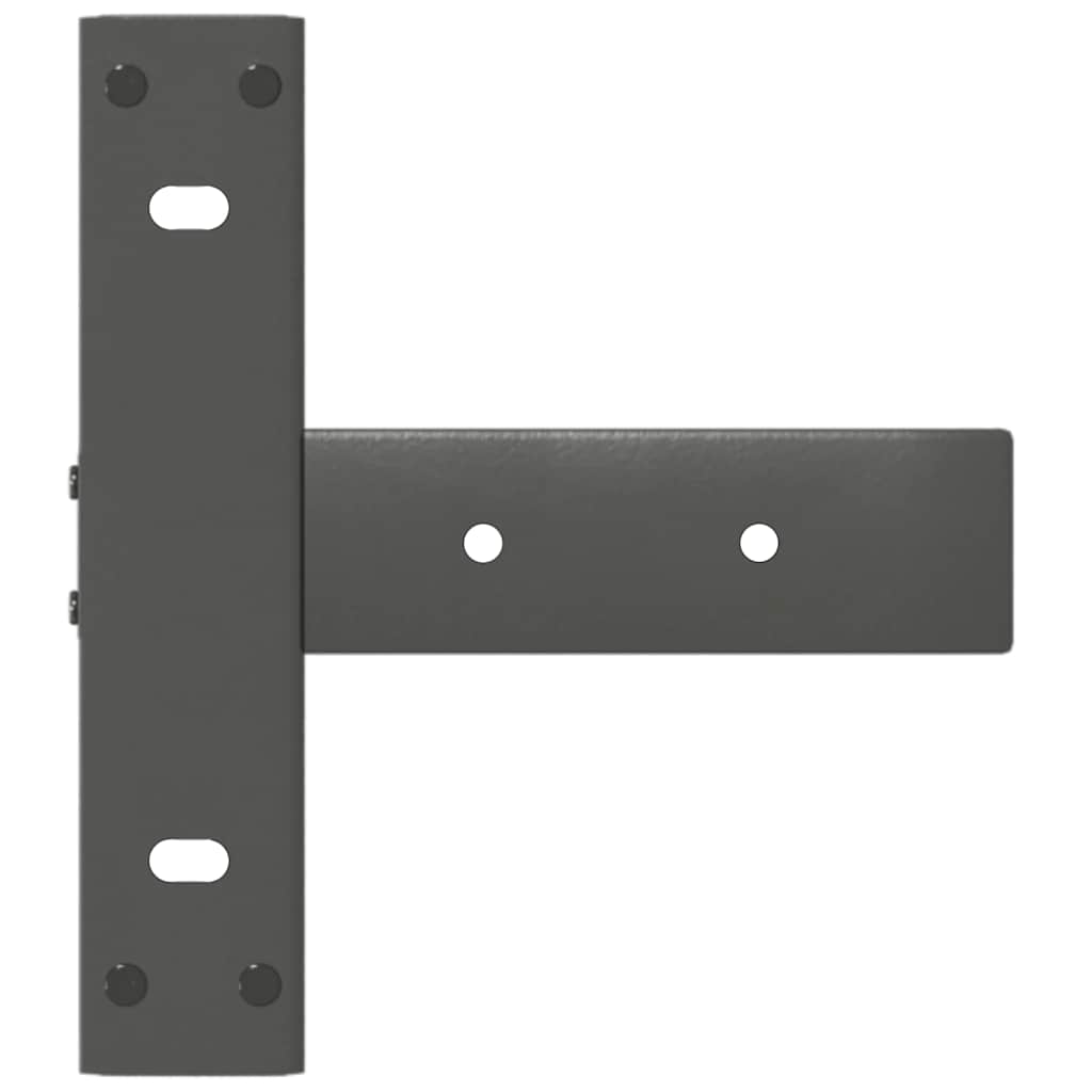 Noge za konzolni stol T-oblika 2 kom antracit 25x28x(72-73) cm čelik
