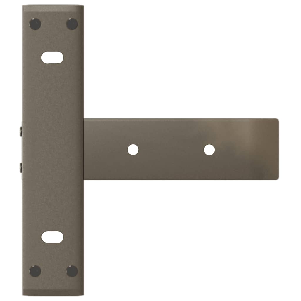 Noge za konzolni stol T-oblika 2 kom Crne 25x28x(72-73) cm Čelik