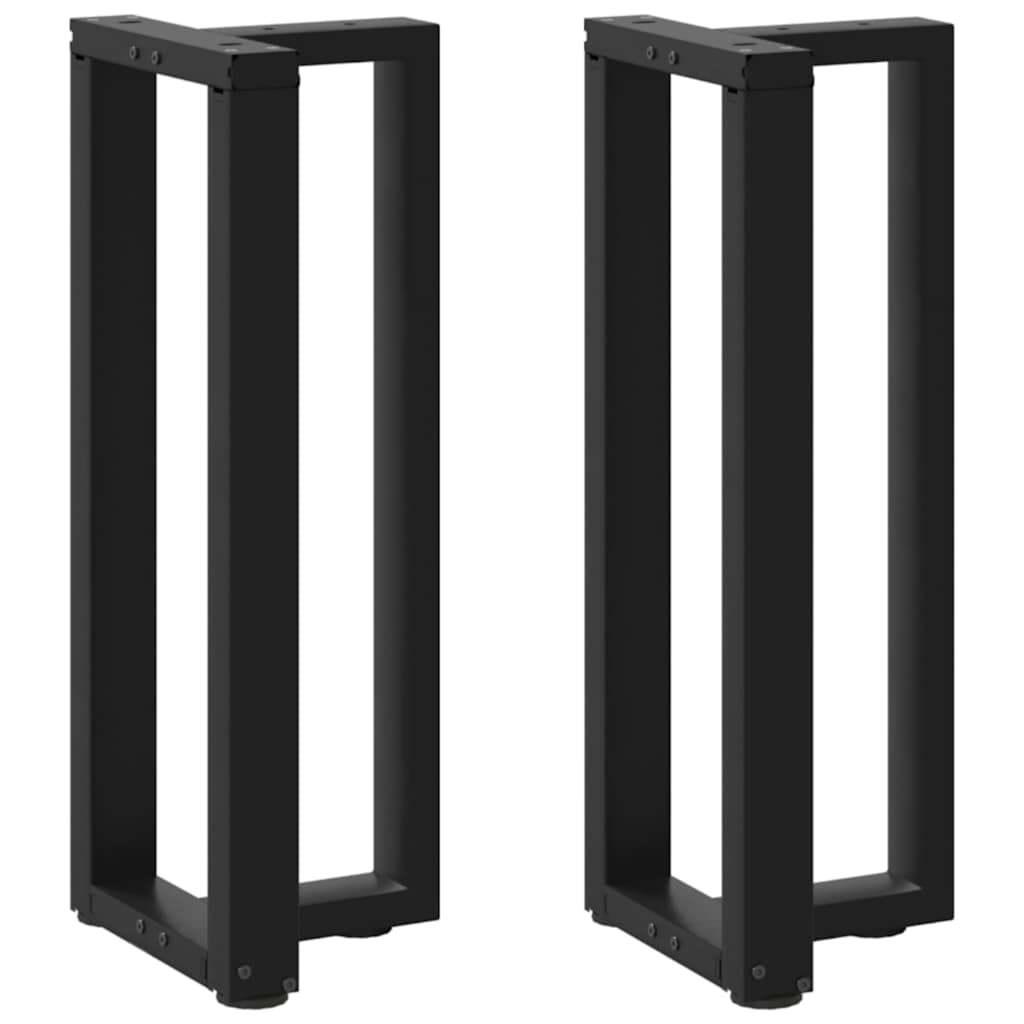 Noge za konzolni stol T-oblika 2 kom Crne 38x25x(72-73) cm Čelik