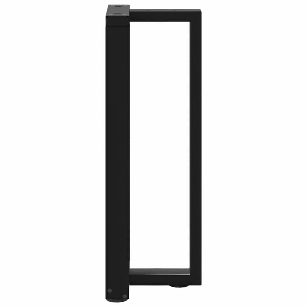 Noge za konzolni stol T-oblika 2 kom Crne 38x25x(72-73) cm Čelik