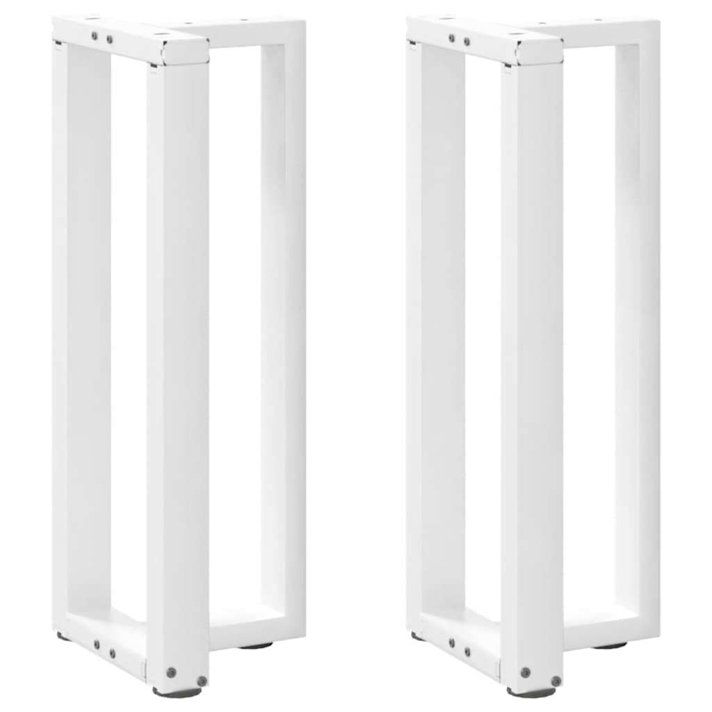 Noge za konzolni stol T-oblika 2 kom Bijele 38x25x(72-73) cm Čelik