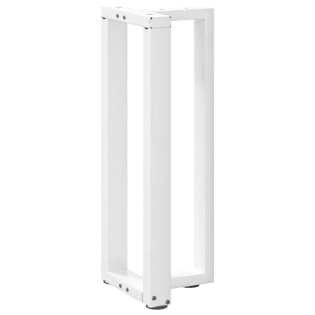 Noge za konzolni stol T-oblika 2 kom Bijele 38x25x(72-73) cm Čelik