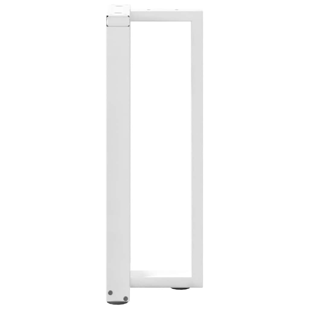 Noge za konzolni stol T-oblika 2 kom Bijele 38x25x(72-73) cm Čelik