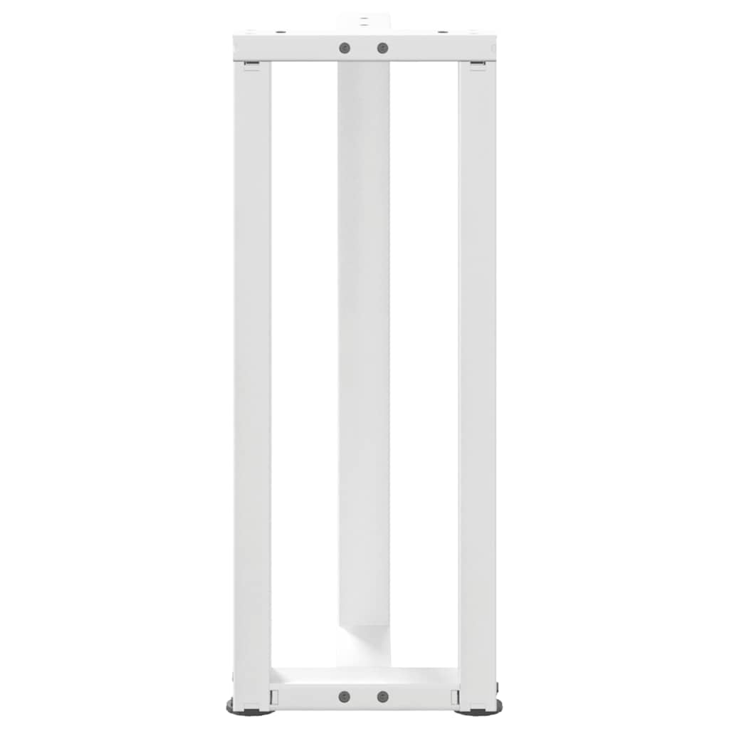 Noge za konzolni stol T-oblika 2 kom Bijele 38x25x(72-73) cm Čelik