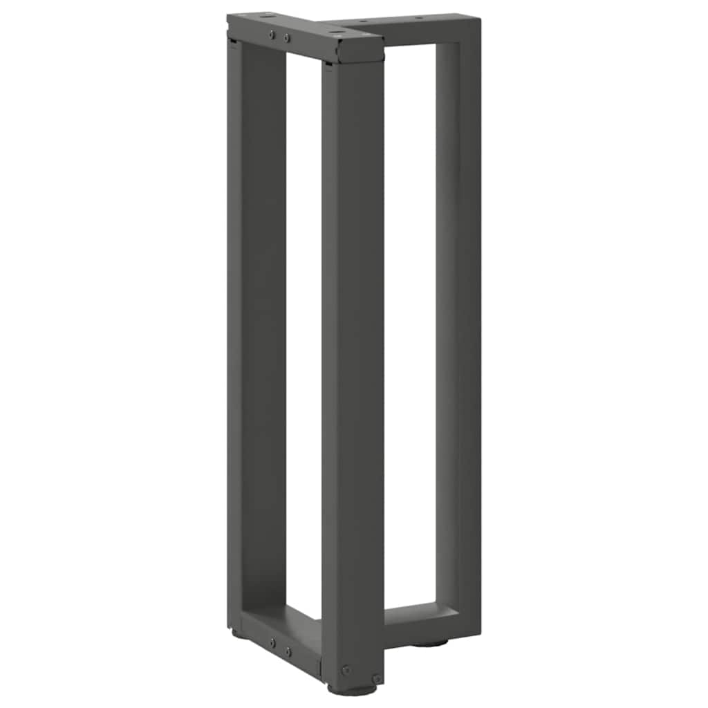 Noge za konzolni stol T-oblika 2 kom antracit 38x25x(72-73) cm čelik