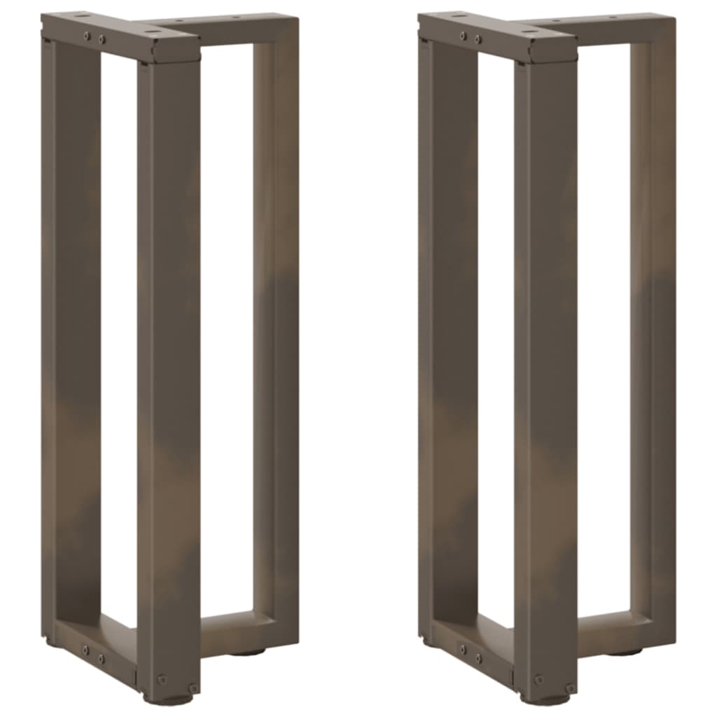 Noge za konzolni stol T-oblika 2 kom Crne 38x25x(72-73) cm Čelik