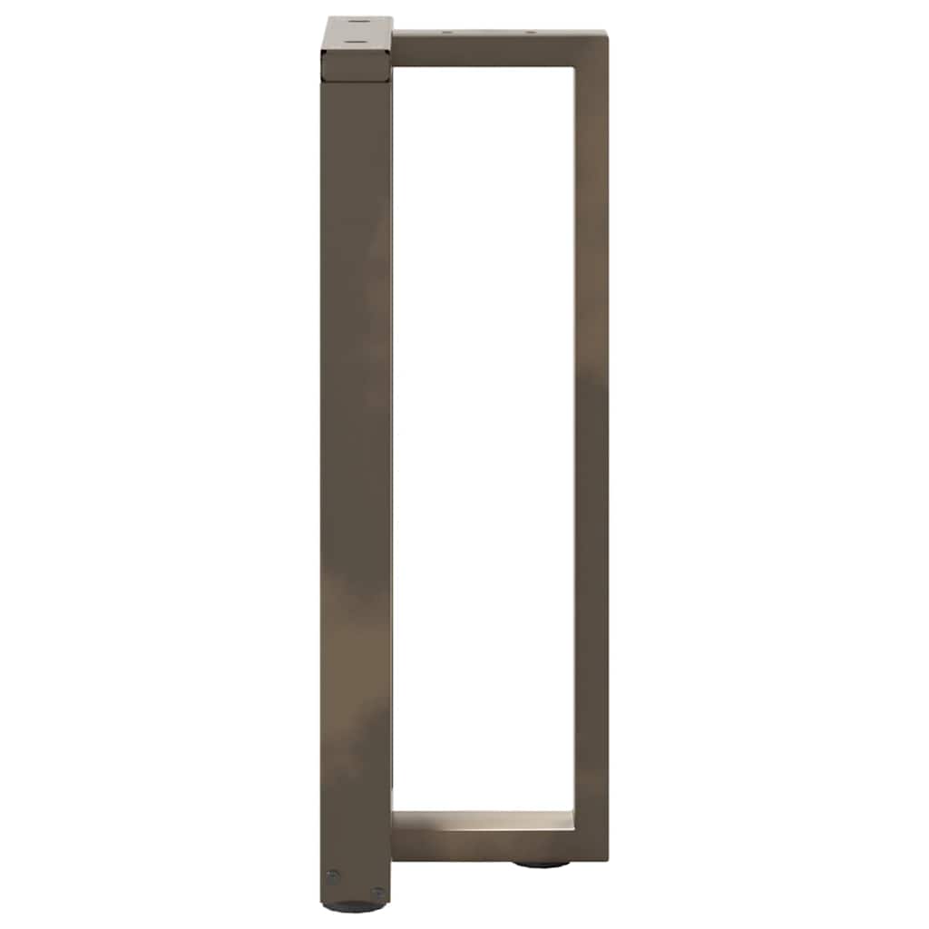 Noge za konzolni stol T-oblika 2 kom Crne 38x25x(72-73) cm Čelik