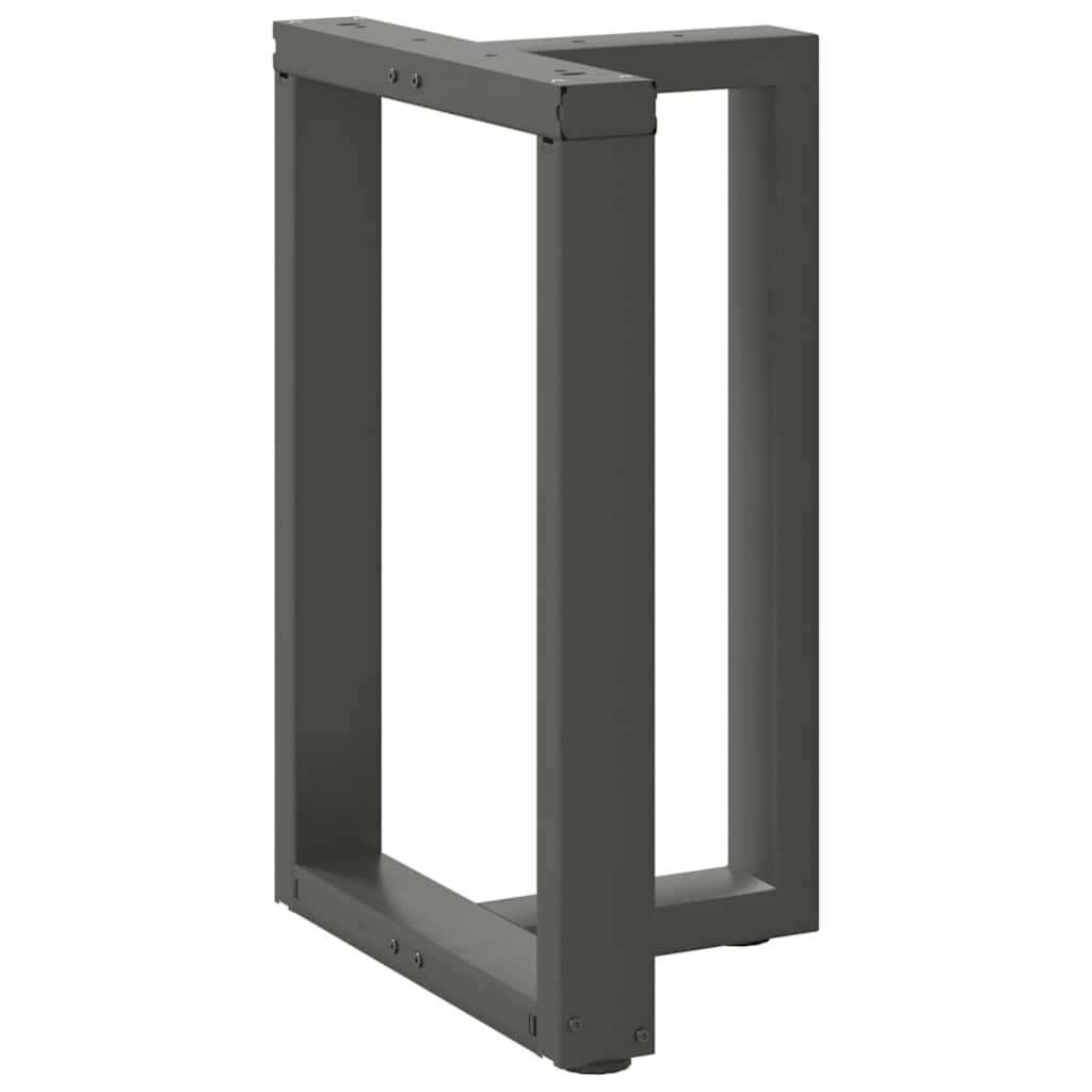 Noge za blagovaonski stol T-oblika 2 kom antracit 50x35x(72-73) cm čelik