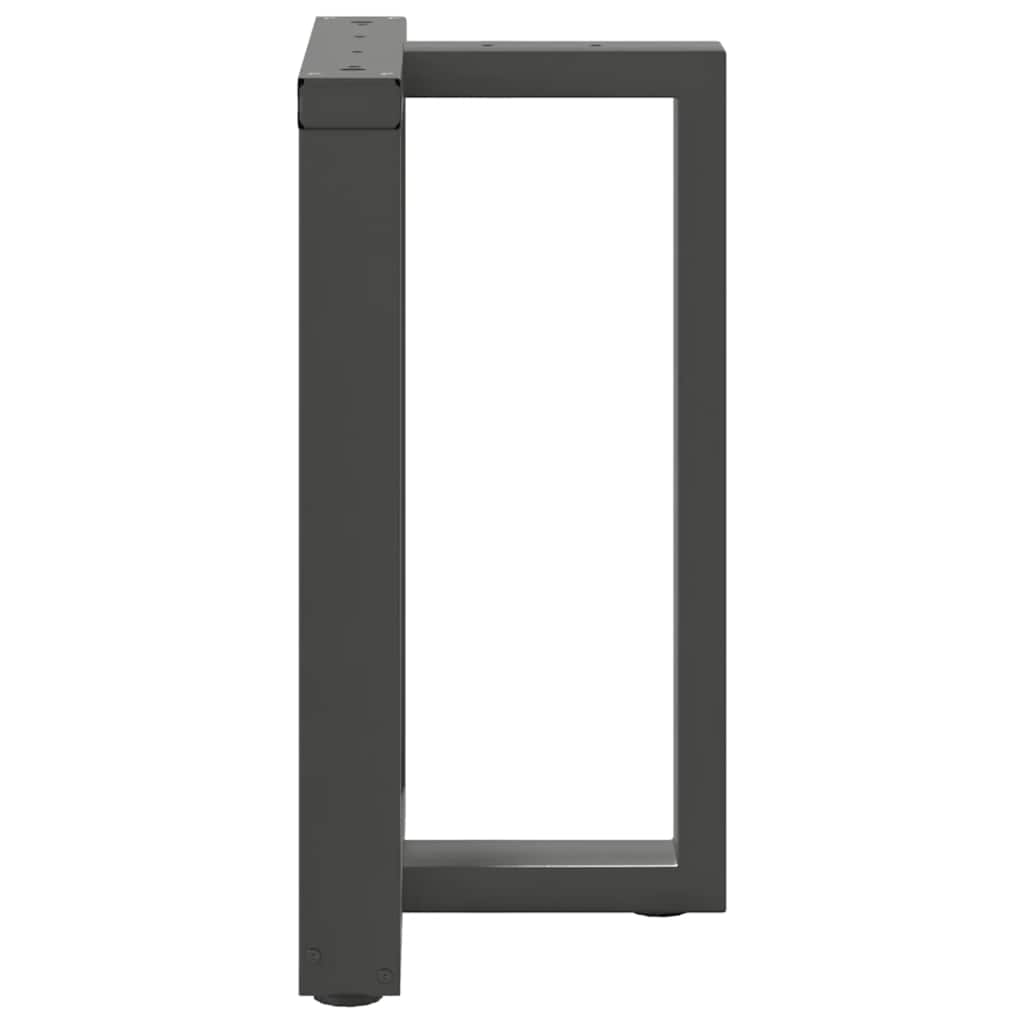 Noge za blagovaonski stol T-oblika 2 kom antracit 50x35x(72-73) cm čelik
