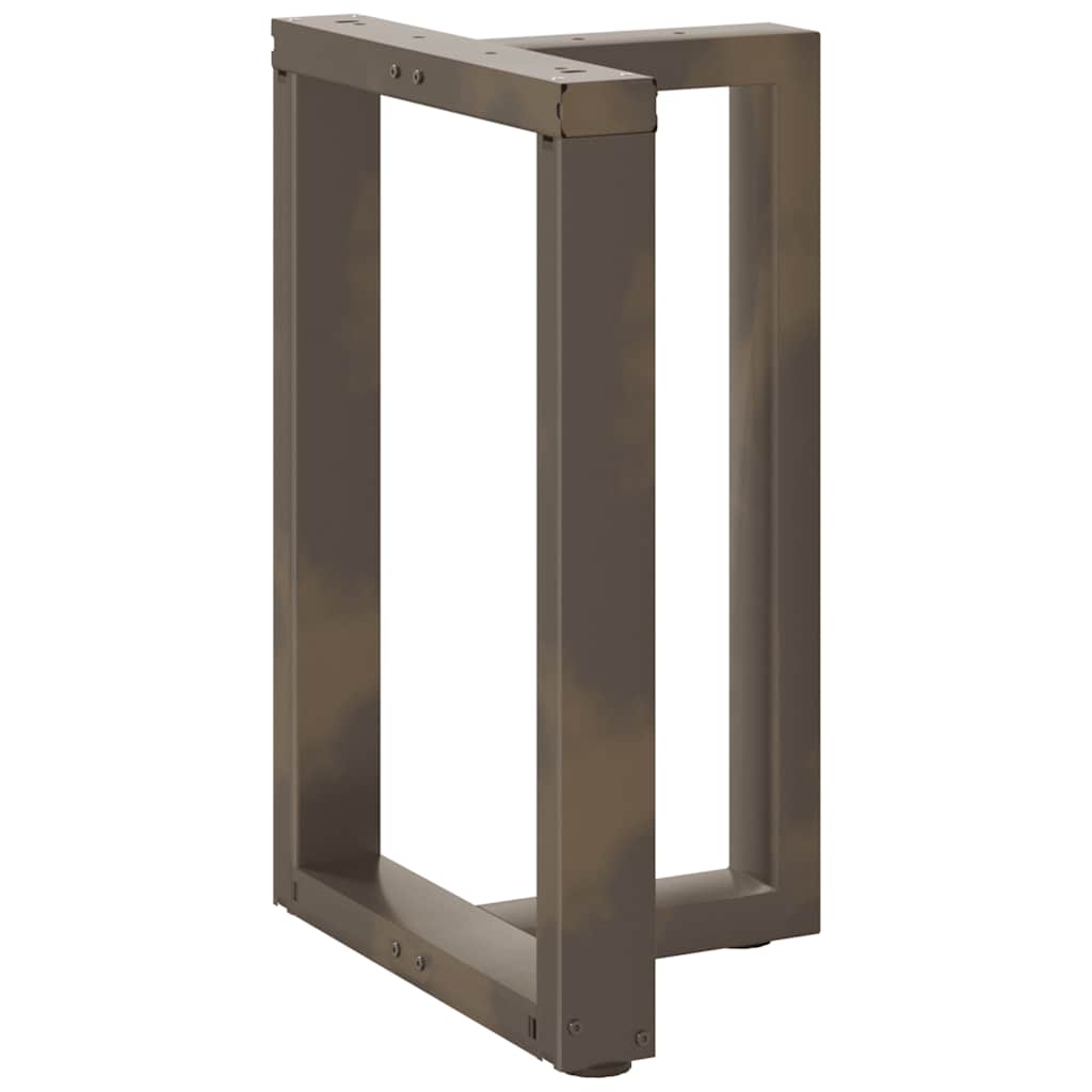 Noge za blagovaonski stol T-oblika 2 kom Crne 50x35x(72-73) cm Čelik