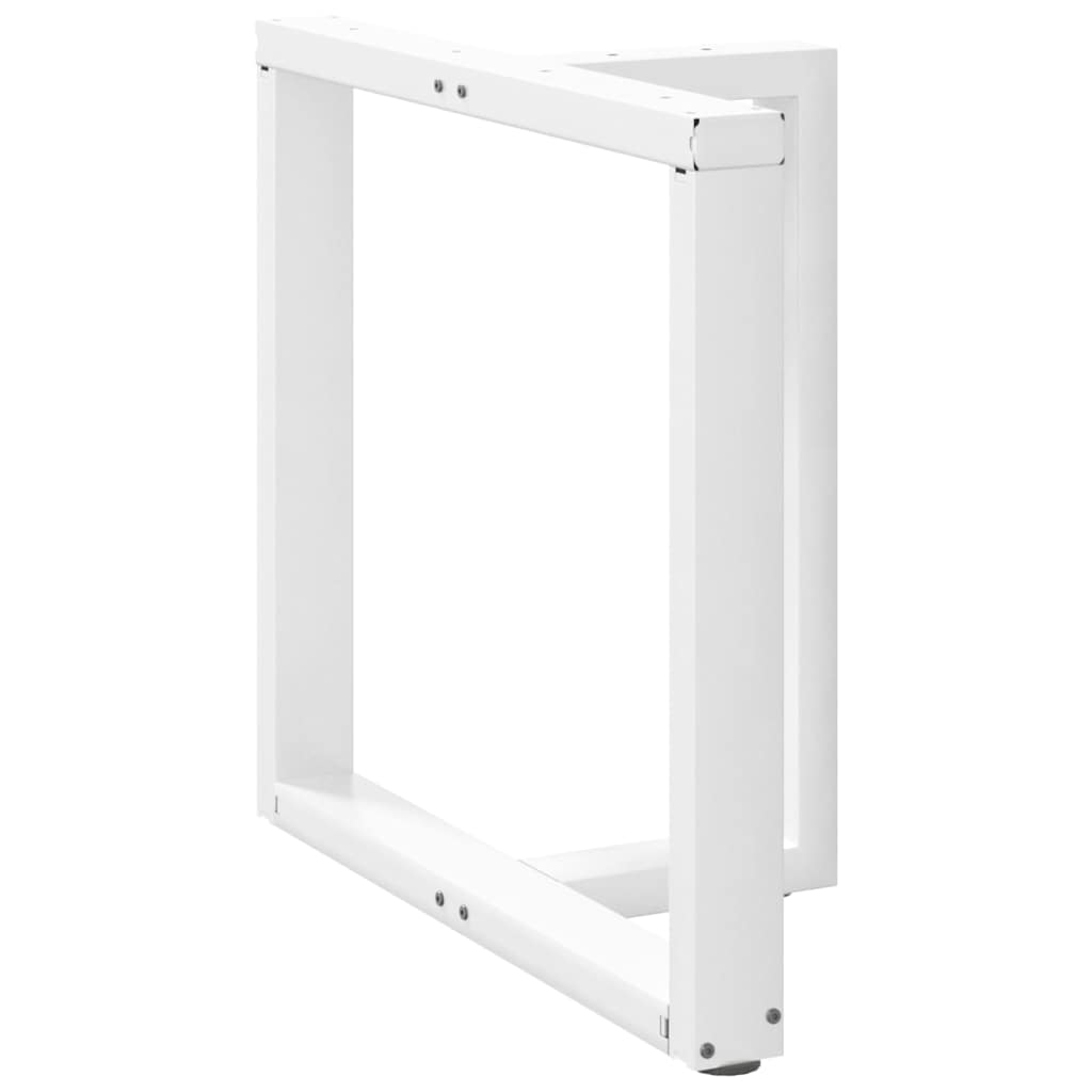 Noge za blagovaonski stol T-oblika 2 kom Bijele 70x35x(72-73) cm Čelik