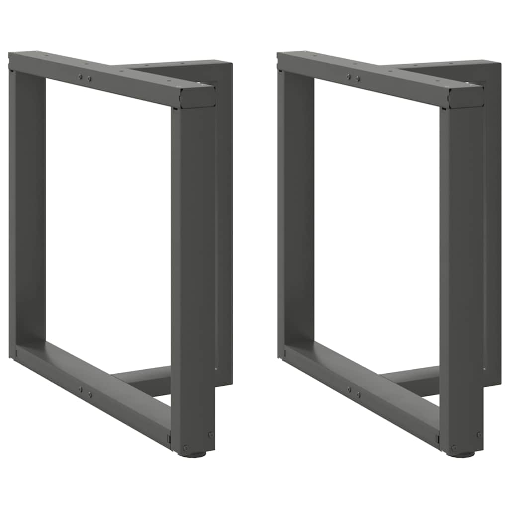 Noge za blagovaonski stol T-oblika 2 kom antracit 70x35x(72-73) cm čelik