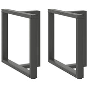 Noge za blagovaonski stol T-oblika 2 kom antracit 70x35x(72-73) cm čelik