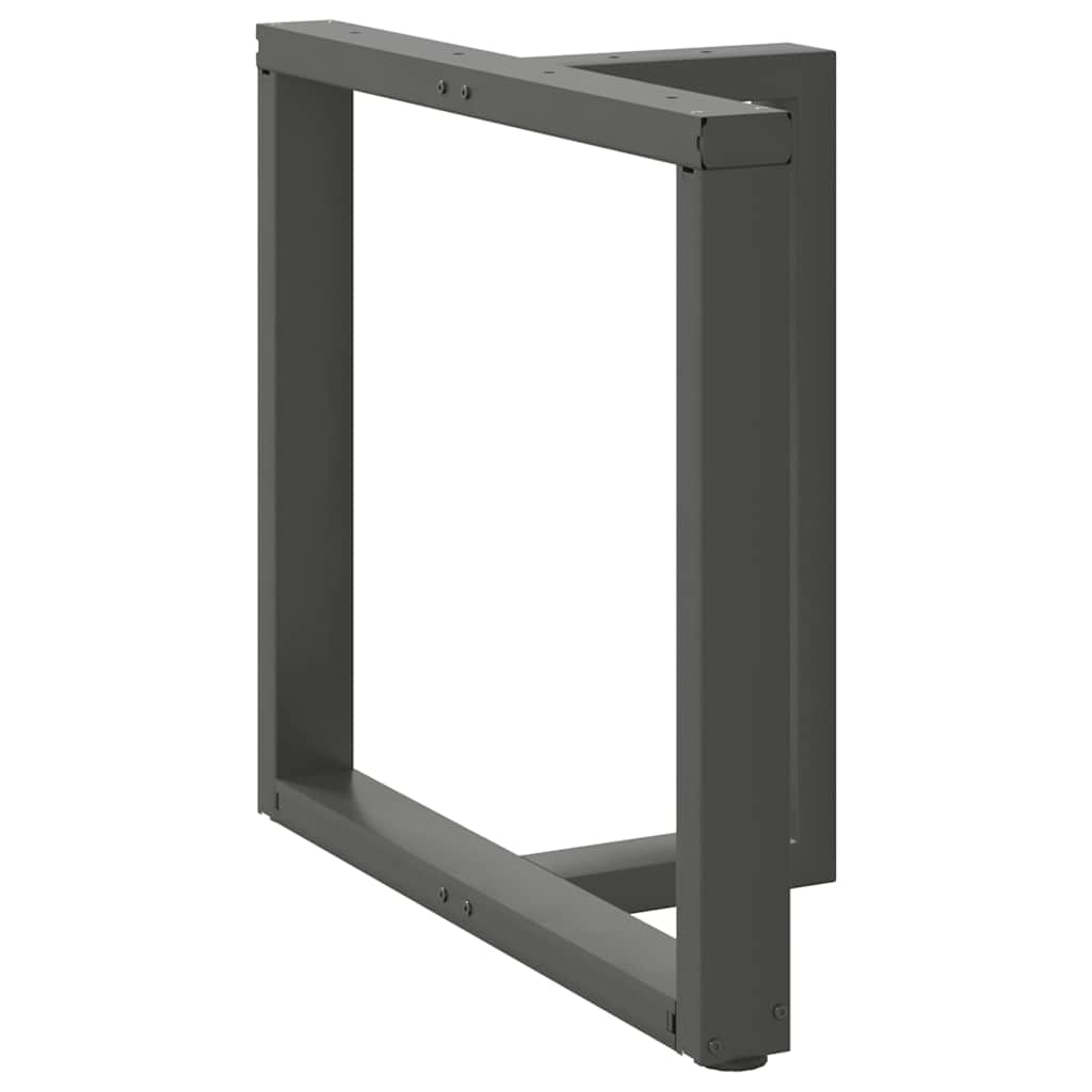 Noge za blagovaonski stol T-oblika 2 kom antracit 70x35x(72-73) cm čelik